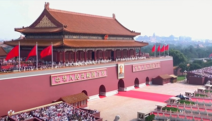 致敬百年荣光，砥砺奋进新程丨邦正企业组织集中观看阅兵仪式